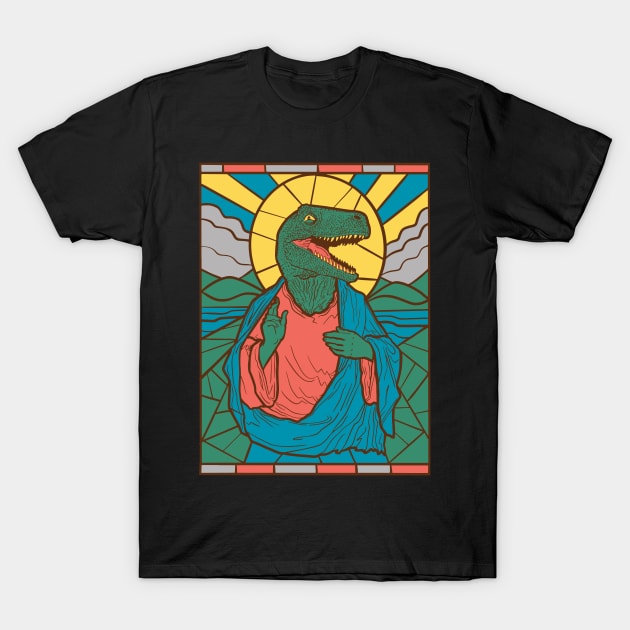 Dinosaur Jesus T-Shirt by Eclecterie